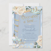 Cinderella Fairy Tale Boek Hoesje Kaart (Voorkant)