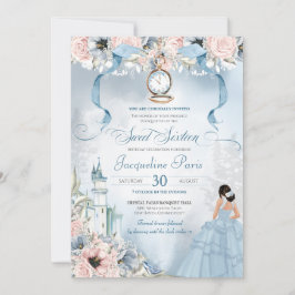 Cinderella Fairy Tale Princess Sweet 16 Birthday I Kaart