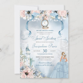 Cinderella Fairy Tale Princess Sweet 16 Birthday I Kaart