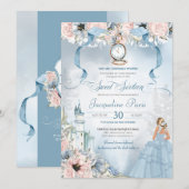 Cinderella Fairy Tale Princess Sweet 16 Birthday I Kaart (Voorkant / Achterkant)