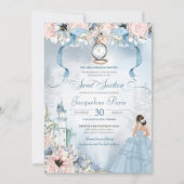 Cinderella Fairy Tale Princess Sweet 16 Birthday Kaart (Voorkant)