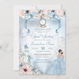 Cinderella Fairy Tale Princess Sweet 16 Birthday Kaart