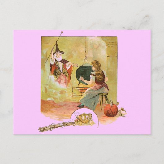 Cinderella Fairytale Briefkaart (Voorkant)