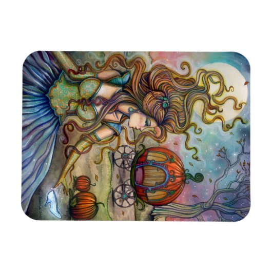 Cinderella Fantasy Art van Molly Harrison Magneet (Horizontaal)