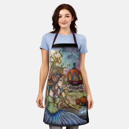 Cinderella Fantasy Art van Molly Harrison Schort (Gedragen)