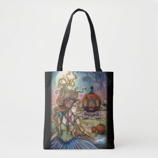 Cinderella Fantasy Art van Molly Harrison Tote Bag (Voorkant)