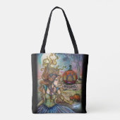 Cinderella Fantasy Art van Molly Harrison Tote Bag (Achterkant)