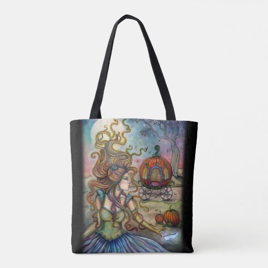 Cinderella Fantasy Art van Molly Harrison Tote Bag (Achterkant)