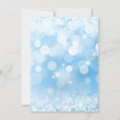 Cinderella Glass Slipper Quinceanera Kaart (Achterkant)