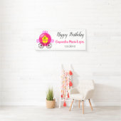 Cinderella Koets Meisje Verjaardagsfeest Banner (Insitu)