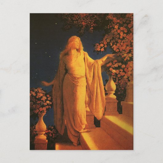 Cinderella, Maxfield Parrish Briefkaart (Voorkant)