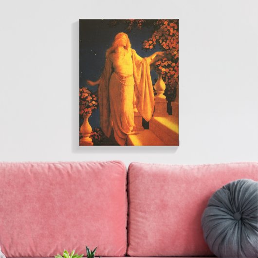 Cinderella, Maxfield Parrish Canvas Afdruk (Insitu (Woonkamer))