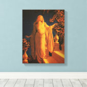 Cinderella, Maxfield Parrish Canvas Afdruk (Insitu (Houten vloer))