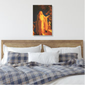 Cinderella, Maxfield Parrish Canvas Afdruk (Insitu (Slaapkamer))