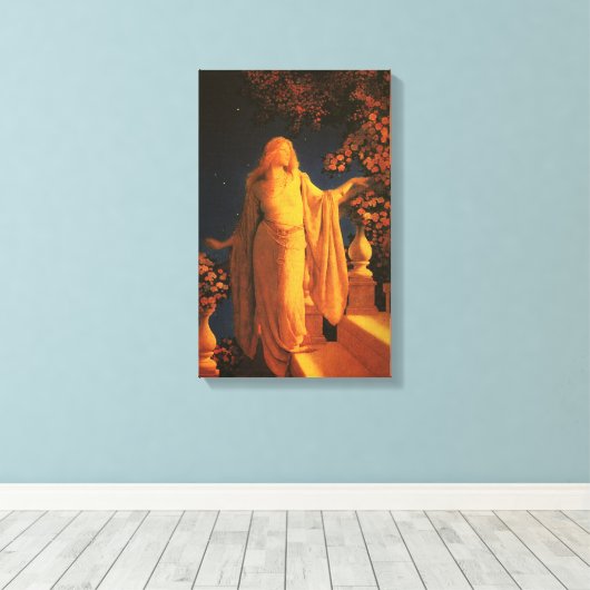 Cinderella, Maxfield Parrish Canvas Afdruk (Insitu (Houten vloer))