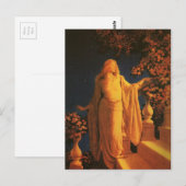 Cinderella Maxfield Parrish Fine Art Briefkaart (Voorkant / Achterkant)