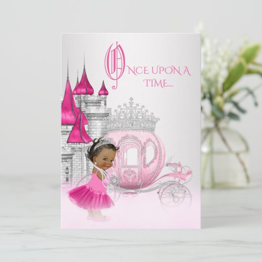 Cinderella Once Upon a Time Prinses Verjaardag Kaart (Staand voorkant)