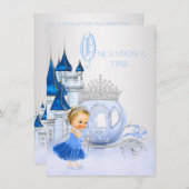 Cinderella Once Upon a Time Prinses Verjaardag Kaart (Voorkant / Achterkant)