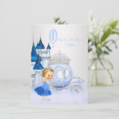 Cinderella Once Upon a Time Prinses Verjaardag Kaart (Staand voorkant)