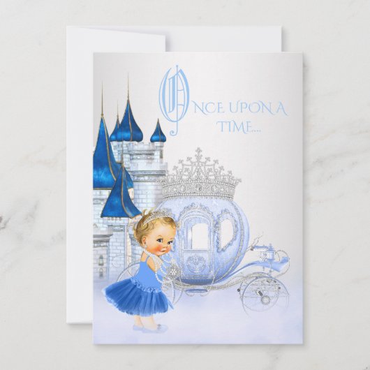 Cinderella Once Upon a Time Prinses Verjaardag Kaart (Voorkant)