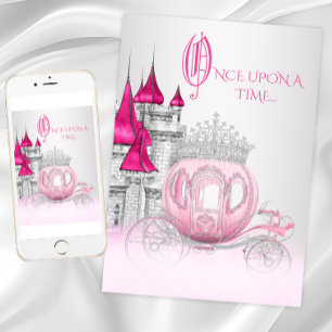 Cinderella Once Upon a Time Prinses Verjaardag Kaart
