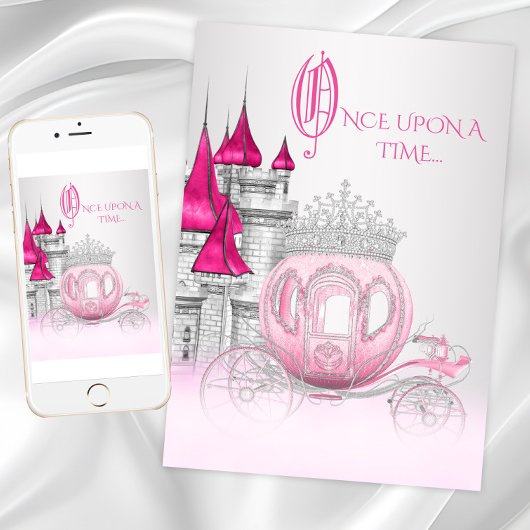 Cinderella Once Upon a Time Prinses Verjaardag Kaart