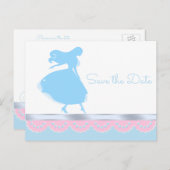 Cinderella Princess Bewaar de datum Briefkaarten (Voorkant / Achterkant)