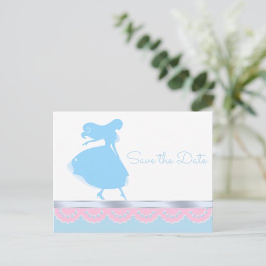 Cinderella Princess Bewaar de datum Briefkaarten (Staand voorkant)
