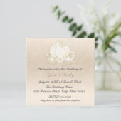 Cinderella Princess Carriage Wedding Invitation Kaart (Staand voorkant)