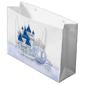 Cinderella Princess Meisjes Verjaardag Groot Cadeauzakje (Voorkant Gekanteld)