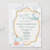 Cinderella Pumpkin-Baby shower - Uitnodiging (Voorkant)
