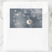 Cinderella Pumpkin Rechthoekige Sticker (Tas)