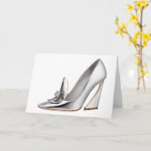 Cinderella Quote Dior Schoenen Zilveren Hakken Kaa Kaart (Gele Bloem)