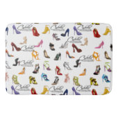 Cinderella Quote-schoten — Hekelpompen Badmat (Voorkant)