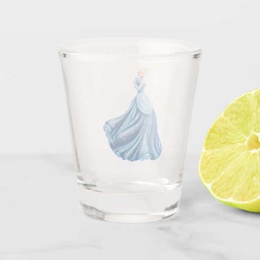 Cinderella Shot Glass Glas (Achterkant)
