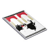 CINDERELLA SILHOUETTE door Rackham Spiral Notitieb Notitieboek (Rechterzijde)