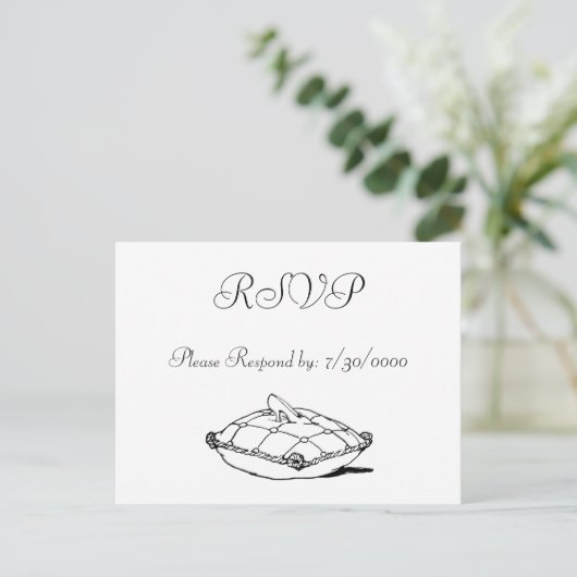 Cinderella Slipper Aangepaste RSVP-Briefkaarten Uitnodiging Briefkaart (Staand voorkant)