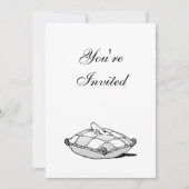 Cinderella Slipper Aangepaste Verjaardag Uitnodigi Kaart (Voorkant)