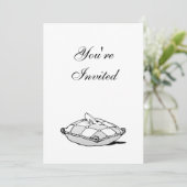 Cinderella Slipper Aangepaste Verjaardag Uitnodigi Kaart (Staand voorkant)