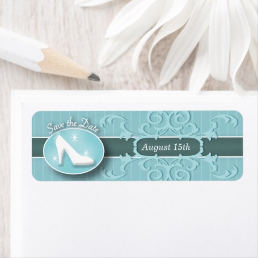 Cinderella Slipper Bewaar de datum Etiket (Insitu)