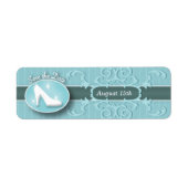 Cinderella Slipper Bewaar de datum Etiket (Voorkant)