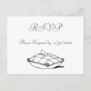 Cinderella Slipper Custom RSVP Briefkaarten