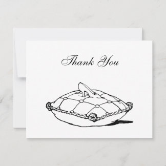 Cinderella Slipper Fairytale Thank You 4.25x5.5 Notitiekaartje