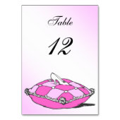 Cinderella Slipper Pink Pillow - Kaart aangepaste  (Achterkant)
