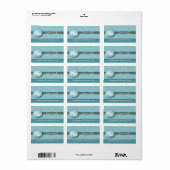 Cinderella Slipper Sla het adreslabel Datum op Etiket (Full Sheet)