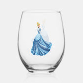 Cinderella Stemless Wine Glass Wijnglas Zonder Voet (Achterkant)