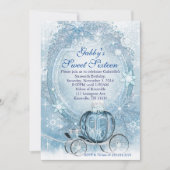 Cinderella Uitnodiging, Cinderella Sweet Sixteen Kaart (Voorkant)