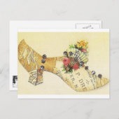 Cinderella  Victoriaans ventilatorschaar Briefkaart (Voorkant / Achterkant)