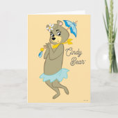 Cindy Beer Holding Parasol Kaart (Voorkant)