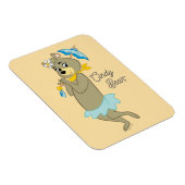 Cindy Beer Holding Parasol Magneet (Rechterzijde)